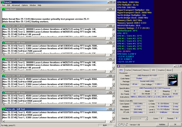 Phenom II X6 1100T uv