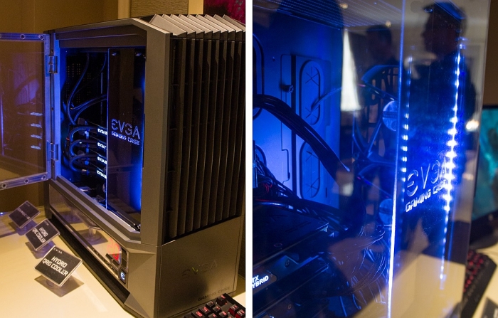 evga gaming case prototype inside