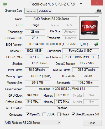 R9 285 TurboDuo gpuz