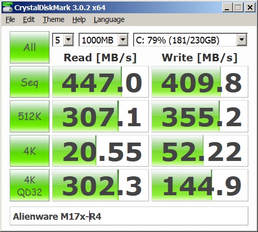 crystal disk mark