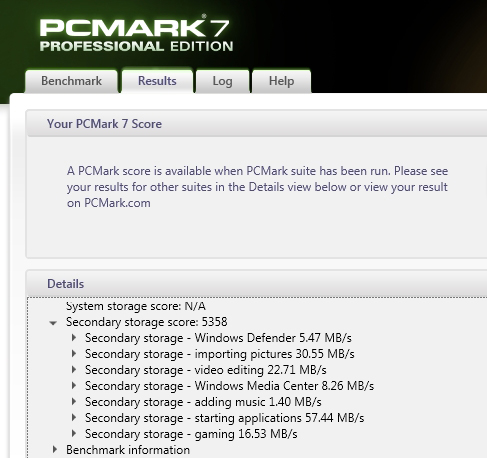 ocz vector pcmark