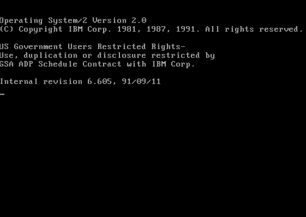 OS/2 Warp version finally found
