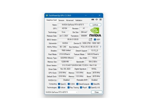 GPU-Z updated to version v2.65.1