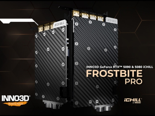 Inno3D unveils new RTX 5090 and RTX 5080 Frostbite Pro Series graphics cards